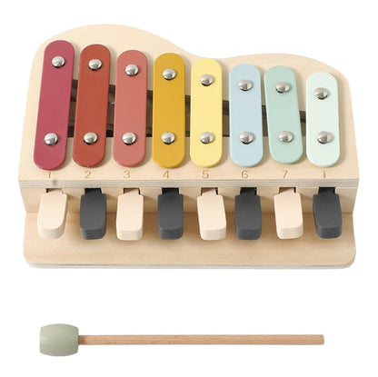 Holz Kinderklavier mit schwarzen und weißen Tasten