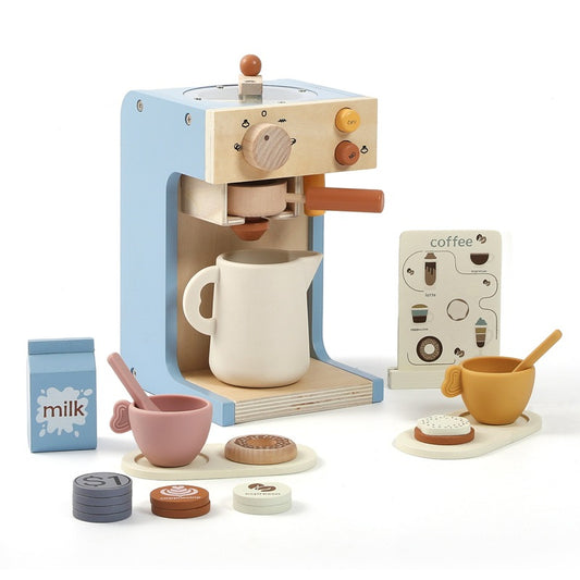 Holzspielzeug Kinder Kaffeemaschine