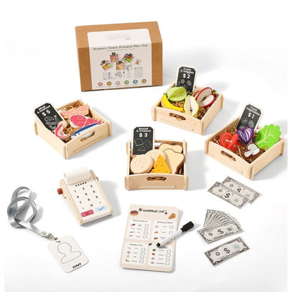 Holzspielzeug Marktstand Obst