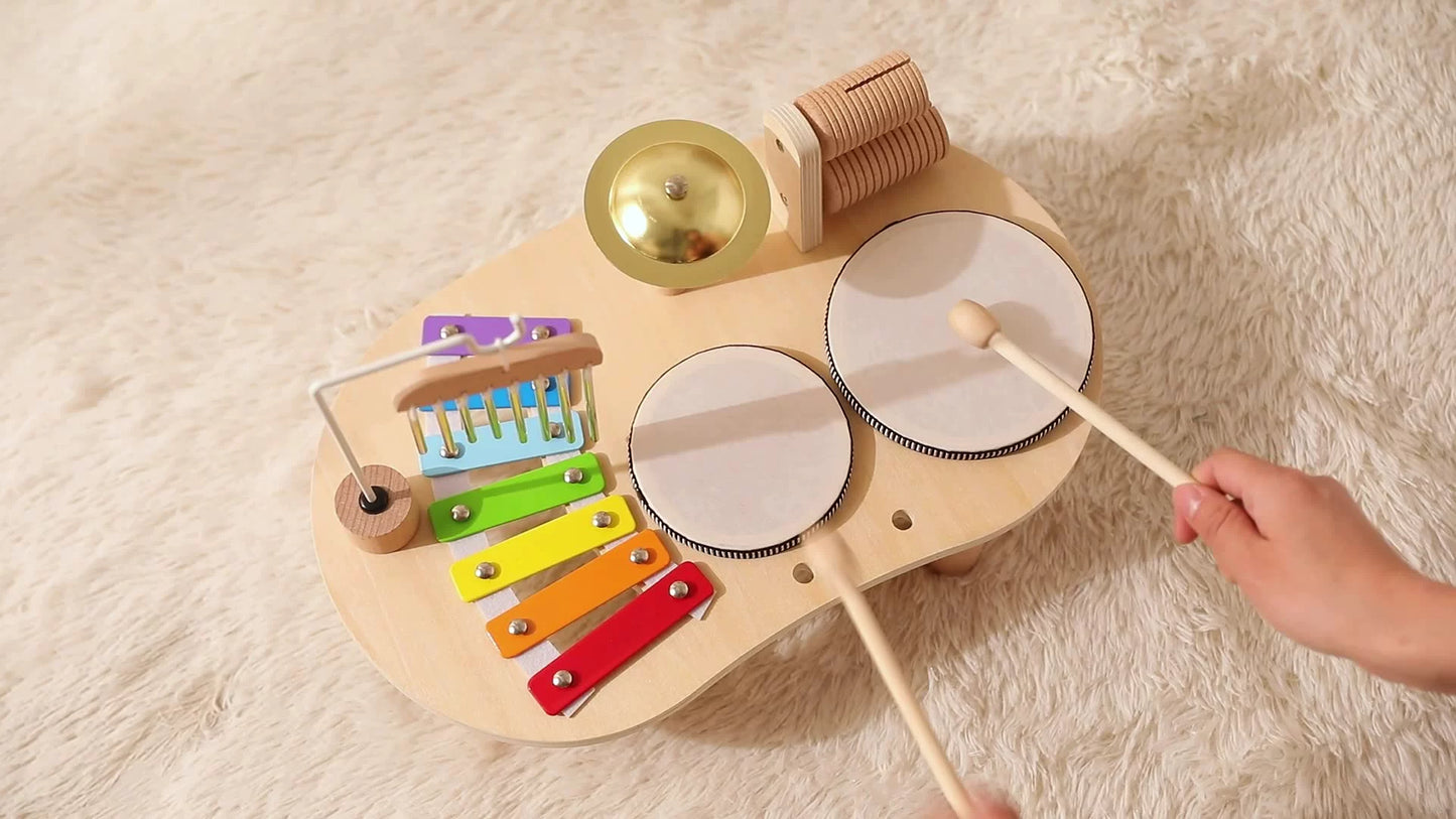Montessori Spielzeug - Holz Musik Tischspielzeug für Kinder